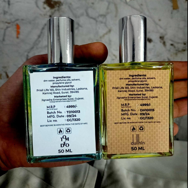 DULLHIN+TOM DEO PERFUME(50ML+50ML-COMBO)